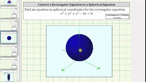 Rectangular to spherical equation calculator. Things To Know About Rectangular to spherical equation calculator. 